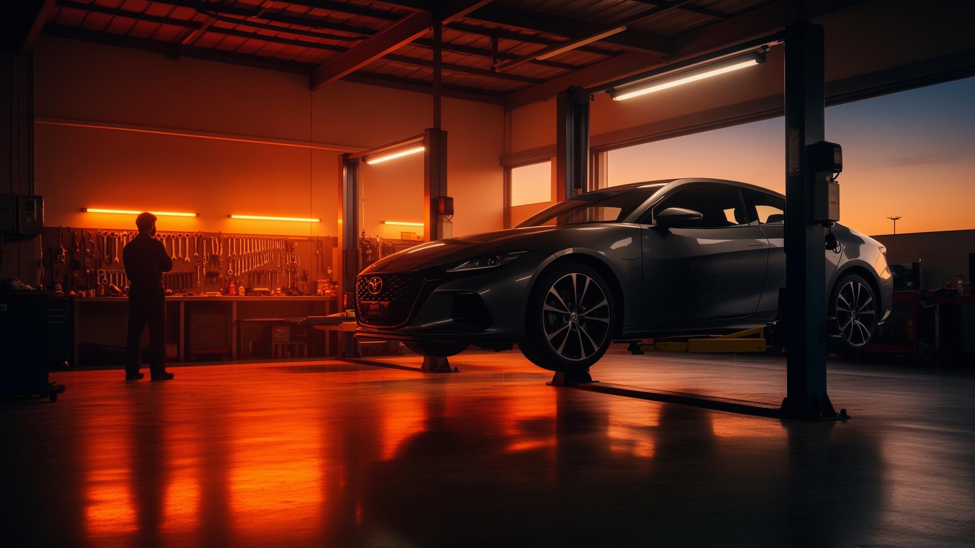 Tejas Auto garage interior
